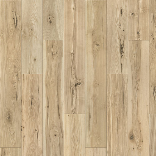 Hardwood laminate sample from the Morena Bluffs collection named Fresh Spring Pecan.