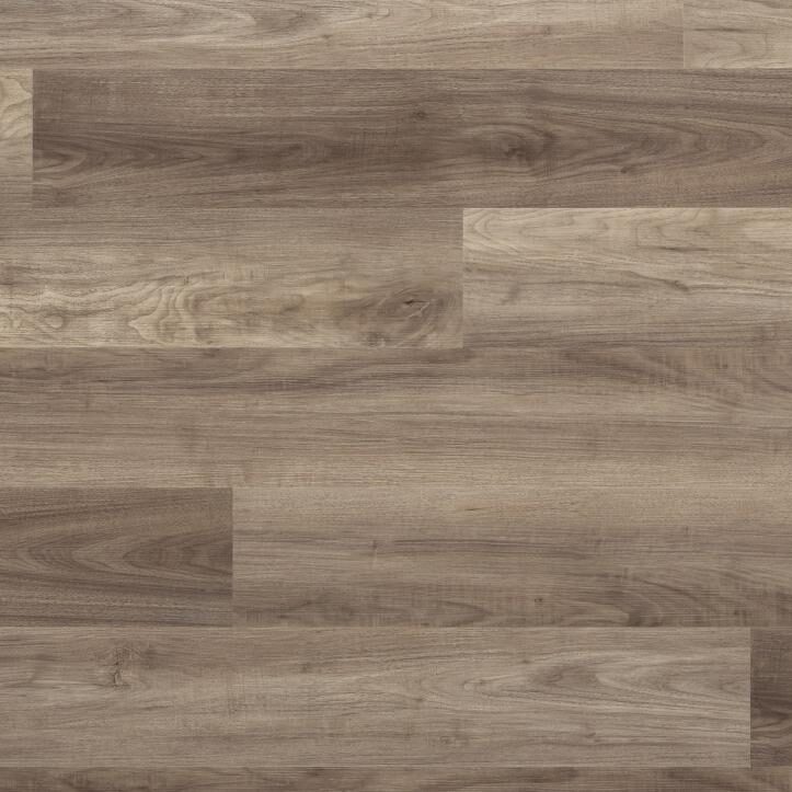 Evoke Rigid Core Flooring - Solis Collection - Eron - Cool Tone Dark Medium Brown mixed with Light Brown Tones in Planks.