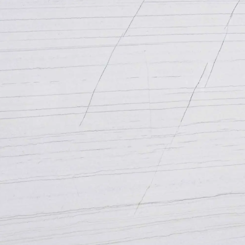 Natural and man-made stone sample of quartzite named White Macaubas.